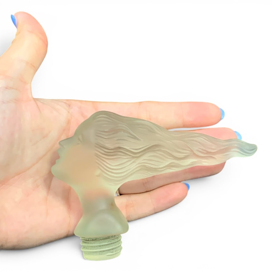 Corning Goodess Of Smoke Glass Radiator Cap (1 of 3)