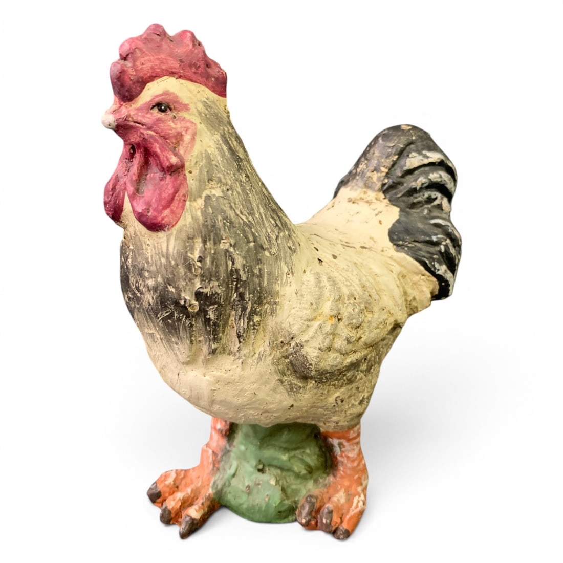 Vintage Chalk Ware Rooster Sculpture (1 of 8)
