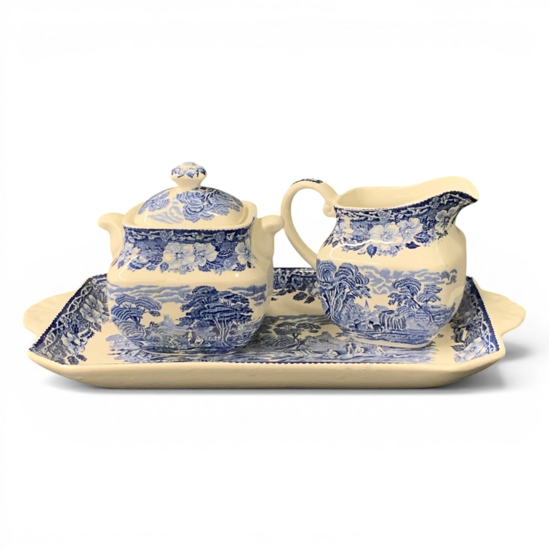 Enoch Wedgwood Woodland Creamer & Sugar Set (1 of 7)