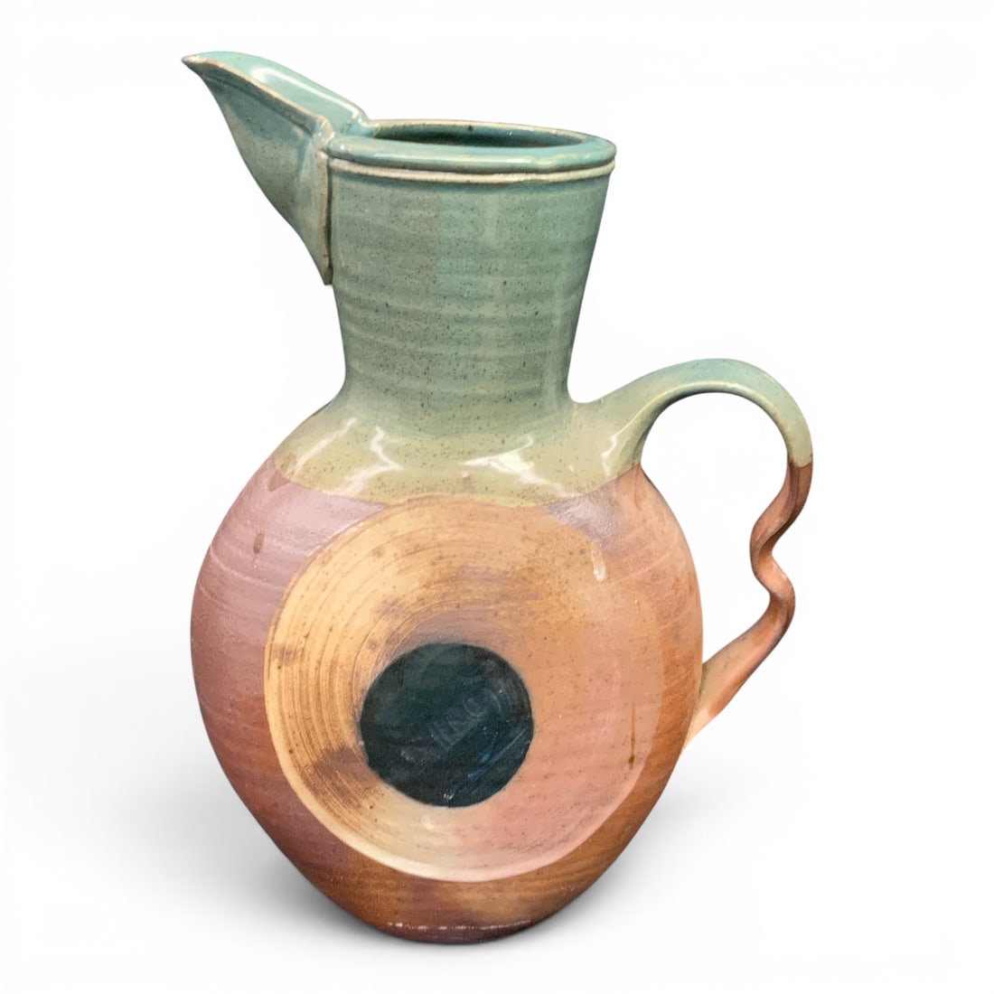 Studio Art Pottery Pitcher - 3