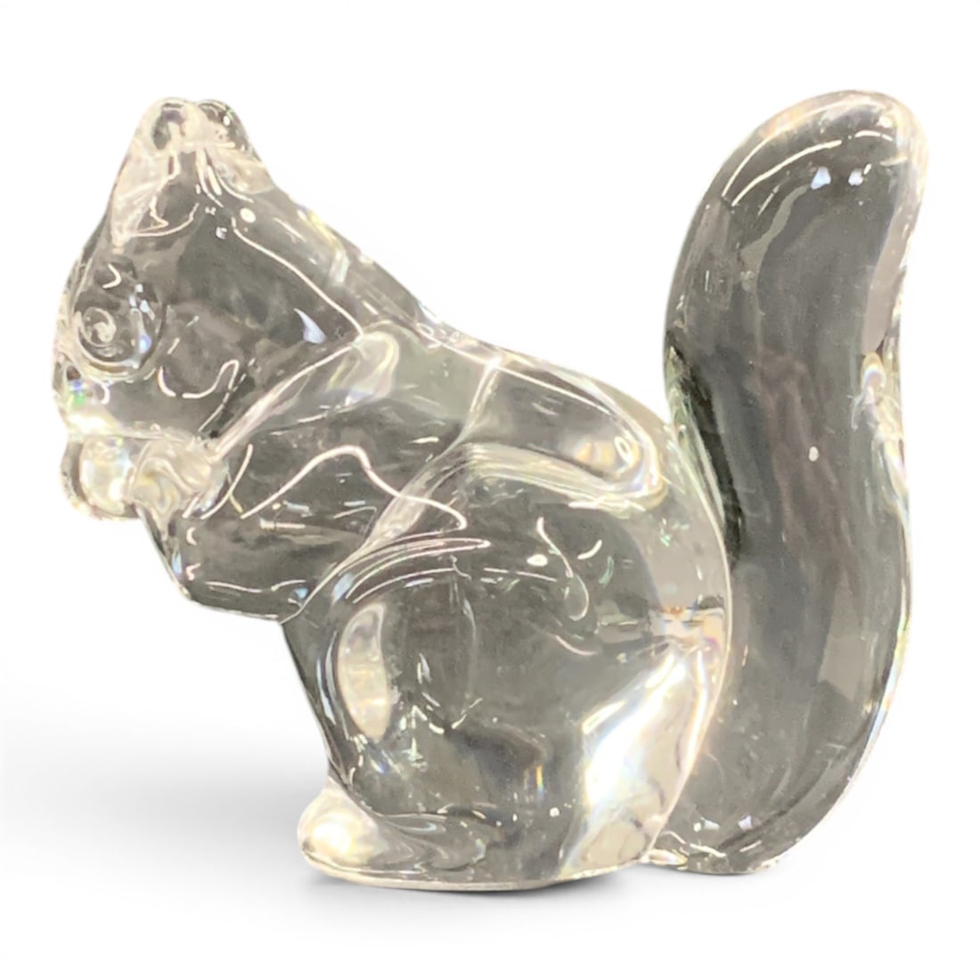 Vintage Hadeland Glass Squirrel Sculpture (1 of 6)