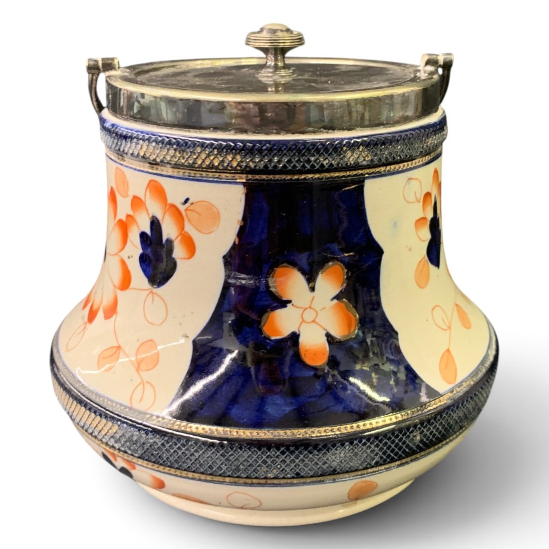 Antique English Biscuit Jar (1 of 10)