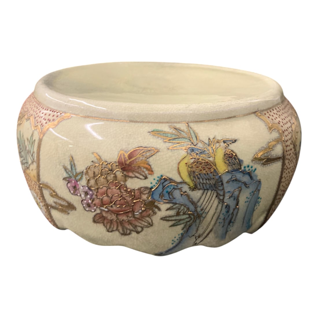 Large Royal Satsuma Earthenware Vase - 9