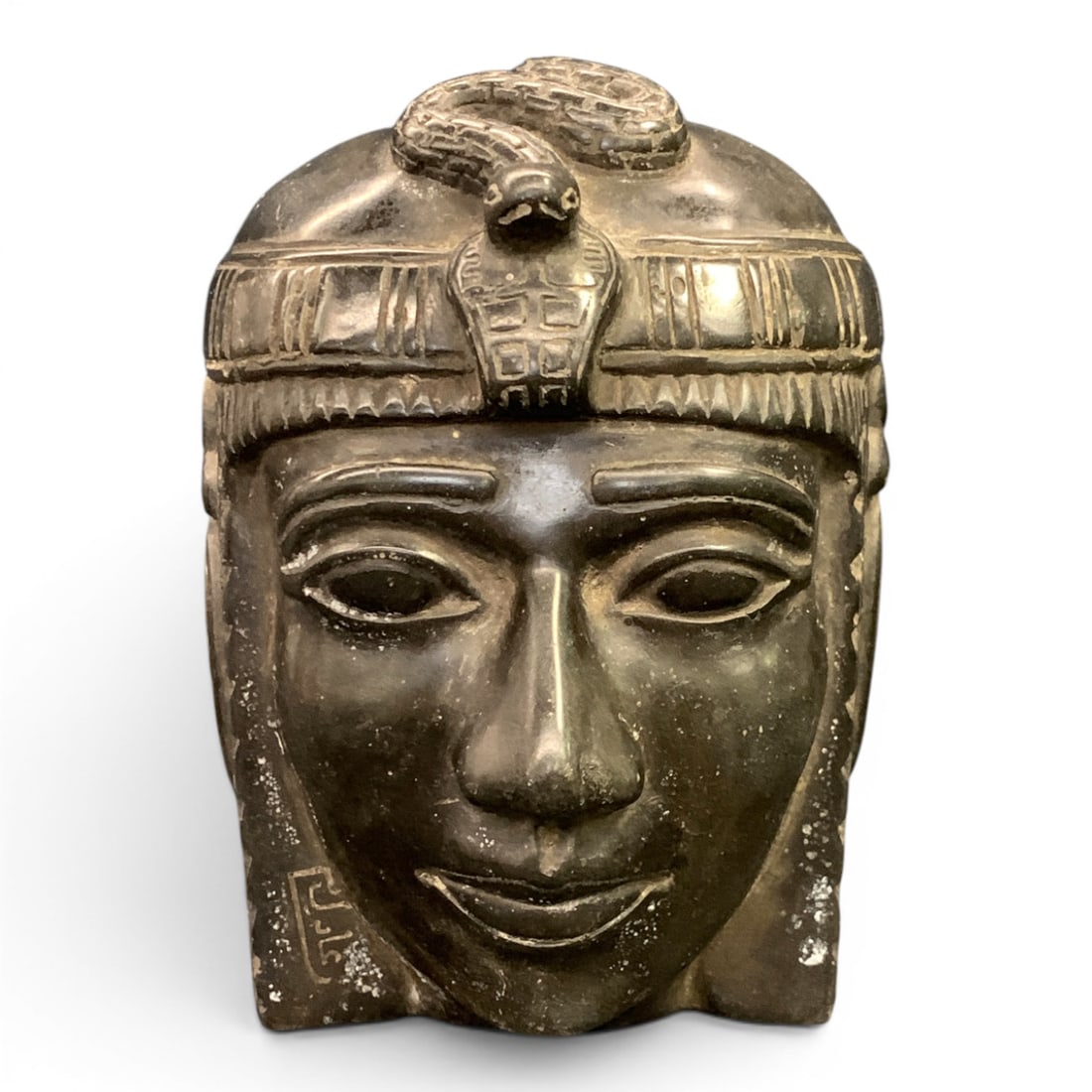 Black Resin Egyptian Head Bust (1 of 3)