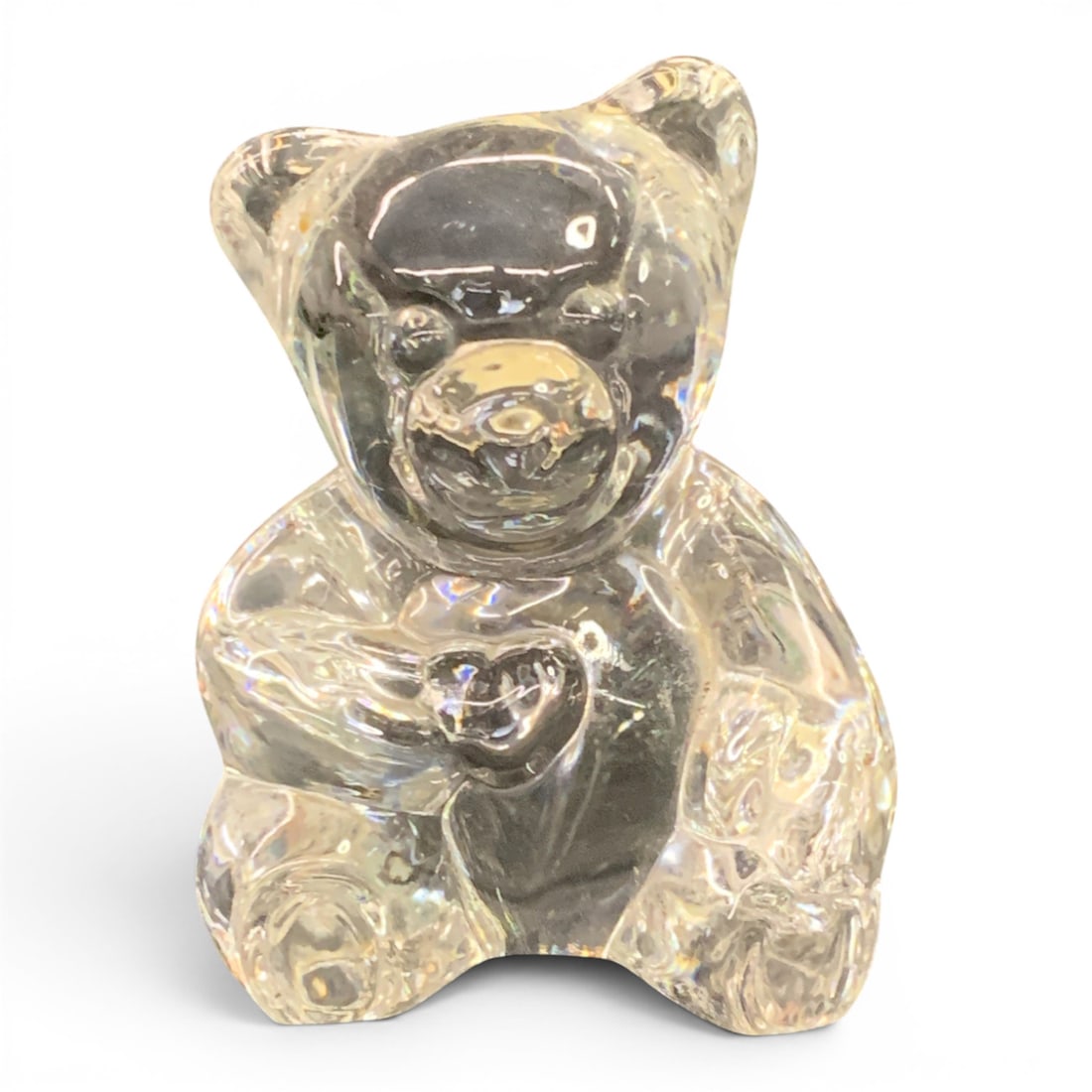 Block Germany Clear Crystal Bear Sculpture (1 of 3)