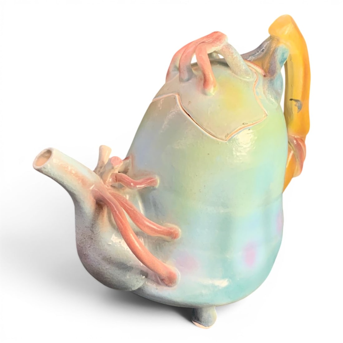 Sculptural Ceramic Teapot (1 of 5)