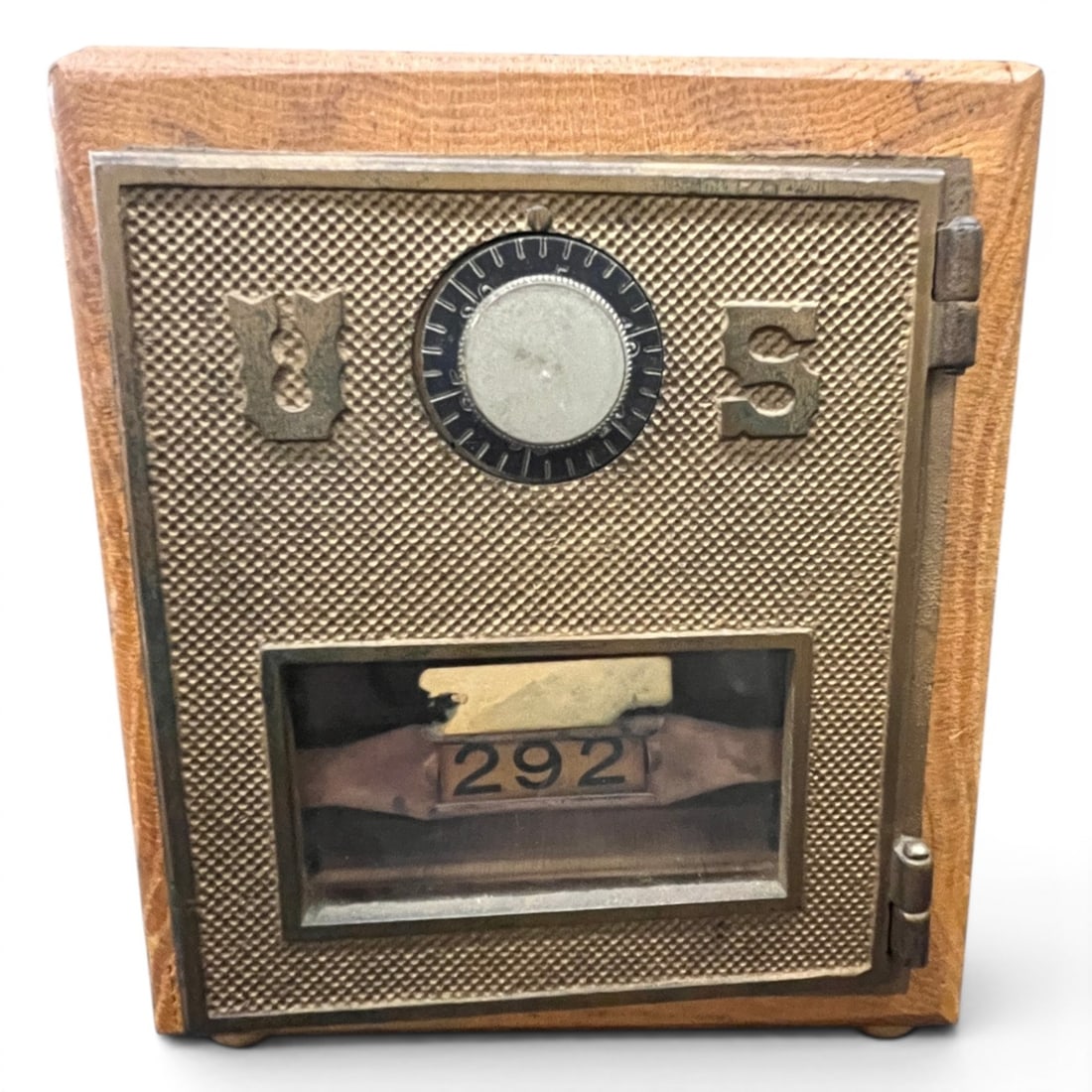 Vintage Wooden Post Office Box Bank (1 of 10)