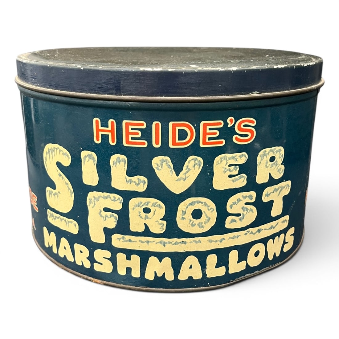 Vintage Heide's Silver Frost Marshmallows Tin (1 of 7)