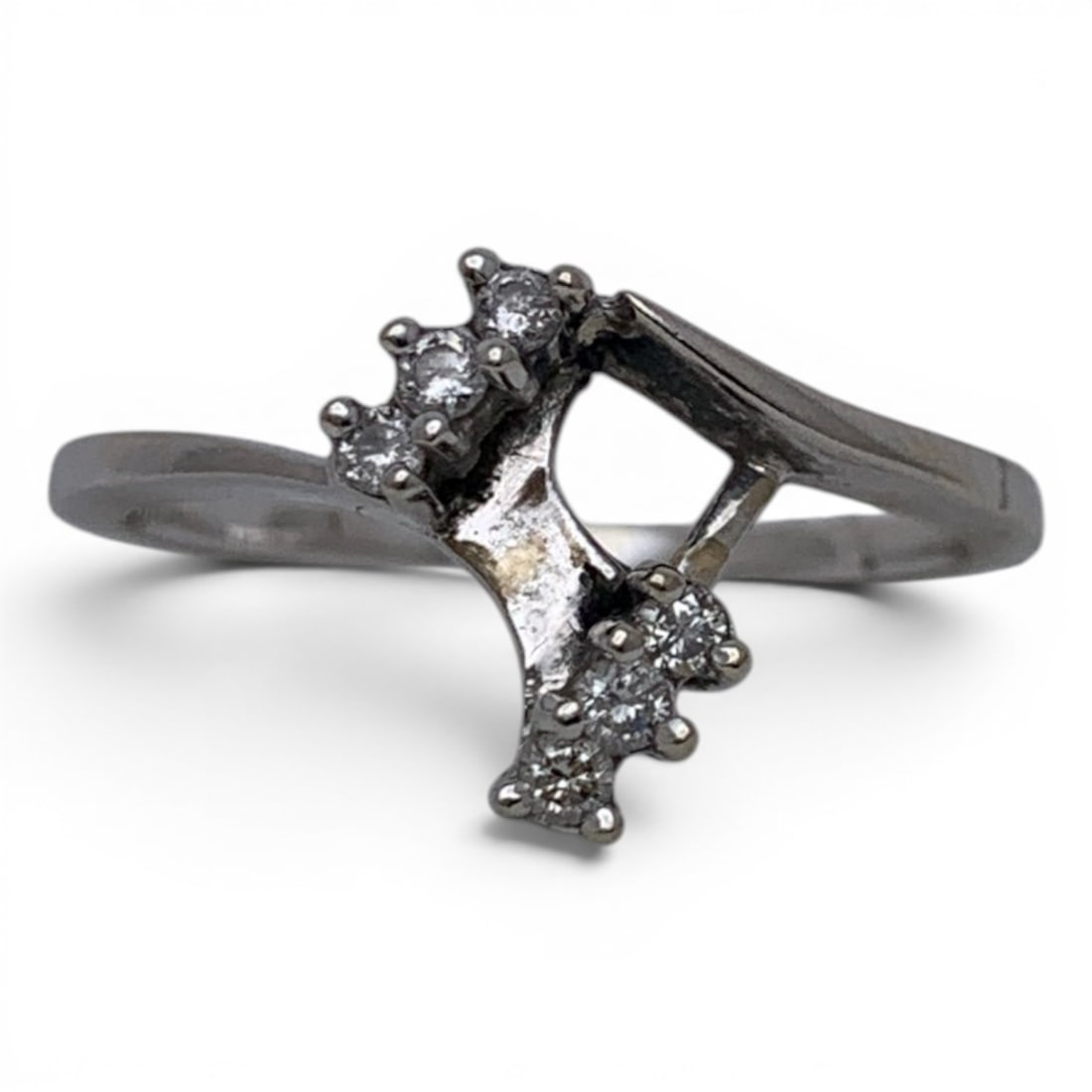 14k White Gold & Diamond Ring Jacket (1 of 6)