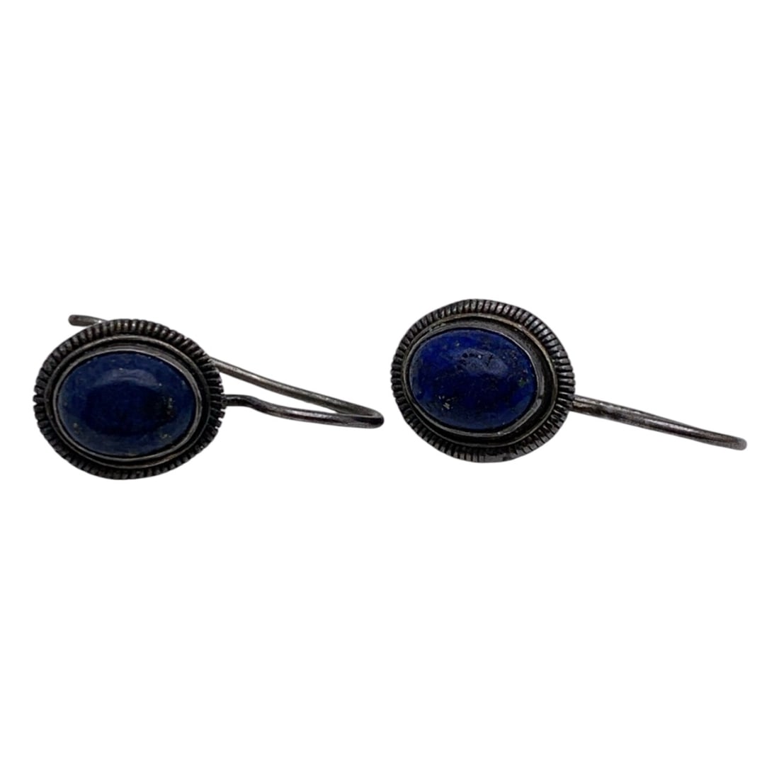 Pair Of Sterling Silver & Blue Lapis Earrings (1 of 3)