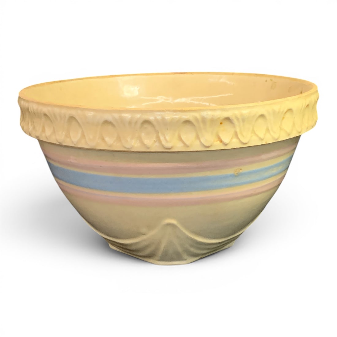 Vintage Mccoy Yellowware Mixing Bowl (1 of 4)