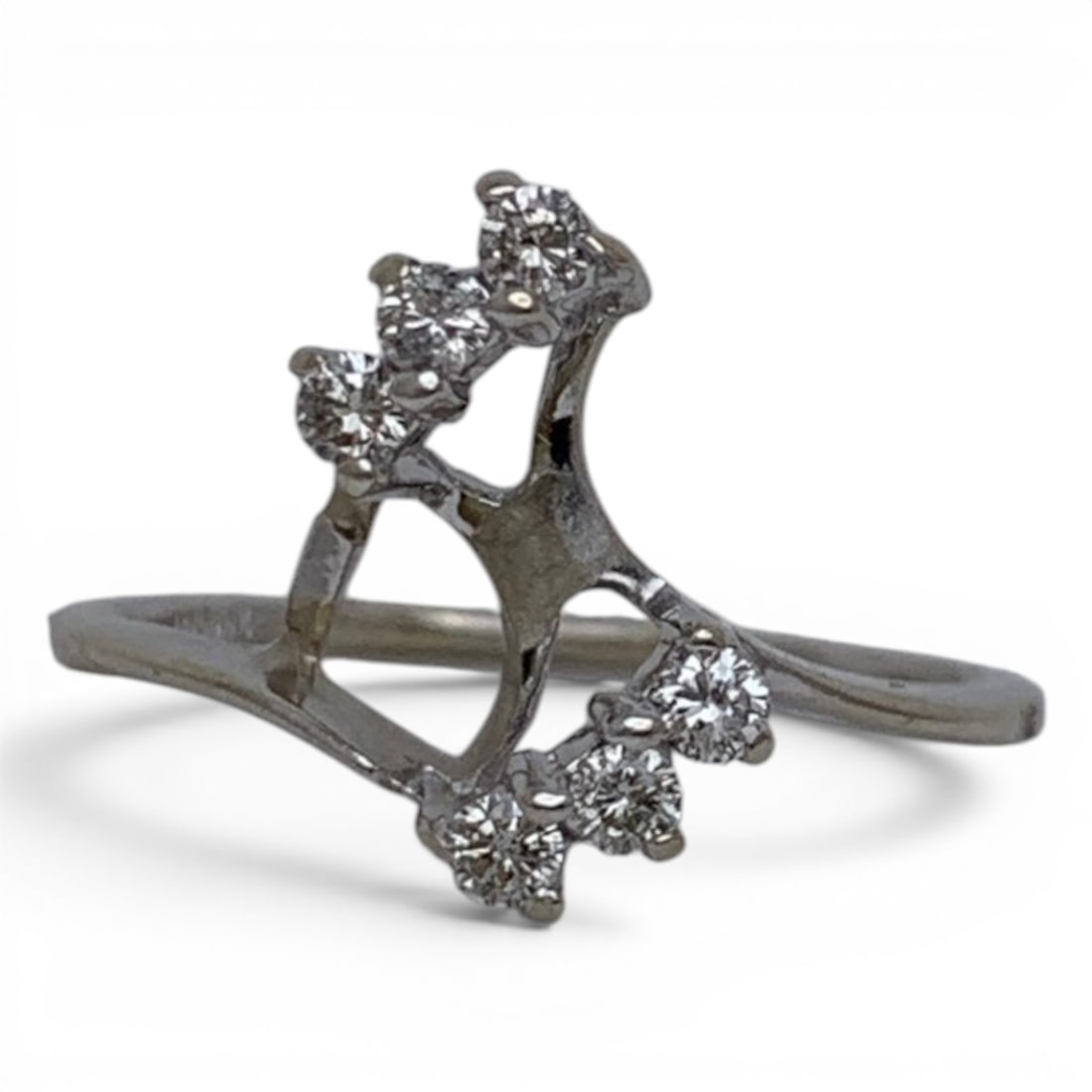 14k White Gold & Diamond Ring Jacket (1 of 5)