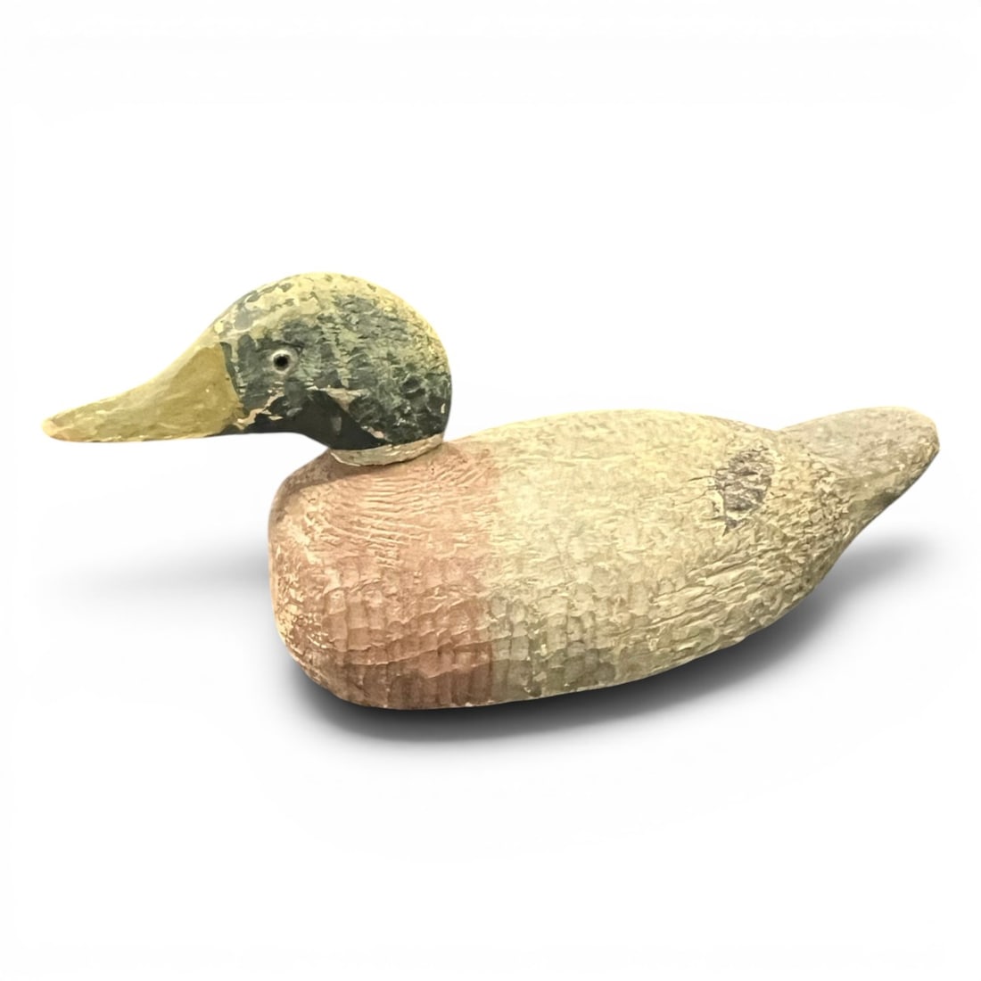Vintage Wooden Duck Decoy: Vintage Wooden Duck Decoy 16 1/2" Long