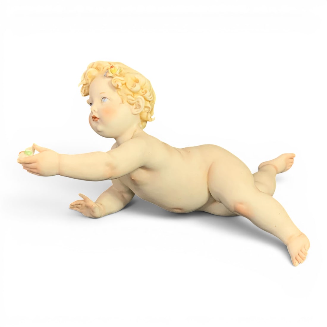 Vintage Capodimonte Porcelain Cherub Figurine (1 of 3)