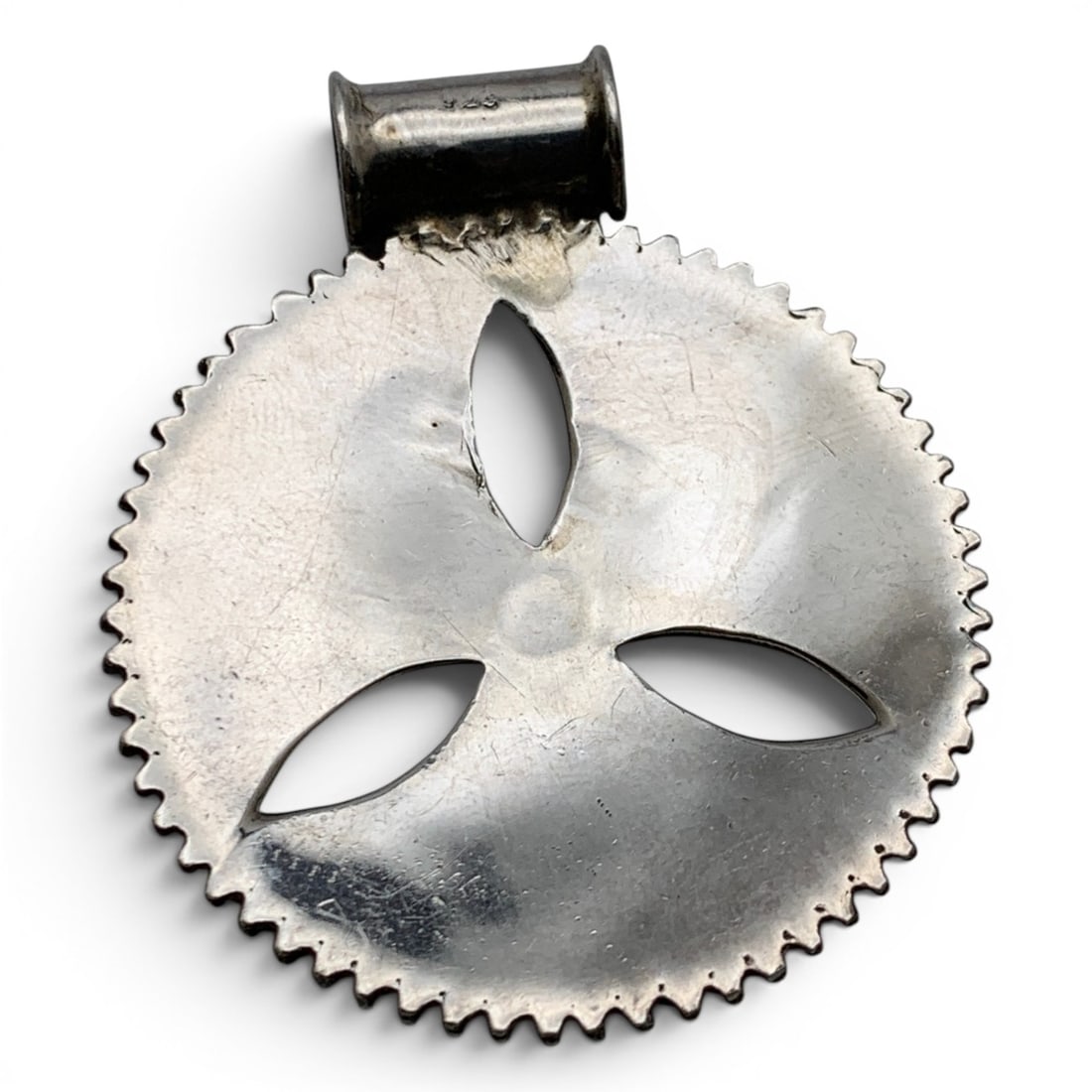 Sterling Silver Open Work Pendant - 2
