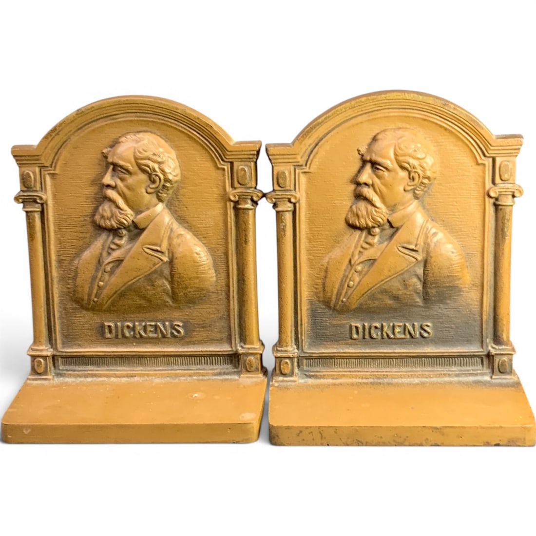 Antique Bradley & Hubbard Cast Iron Bookends (1 of 4)