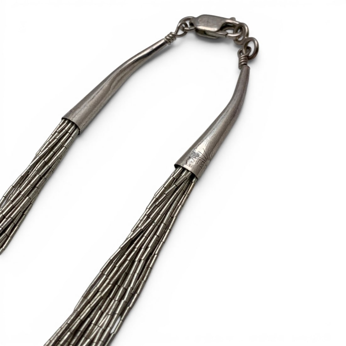 Sterling Silver Multi Strand Necklace - 3