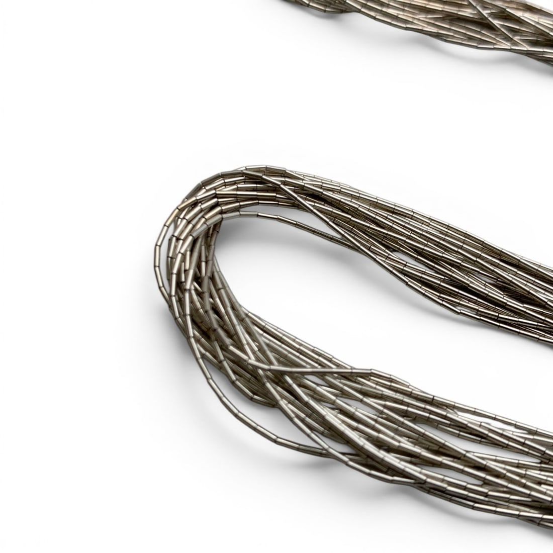 Sterling Silver Multi Strand Necklace - 2