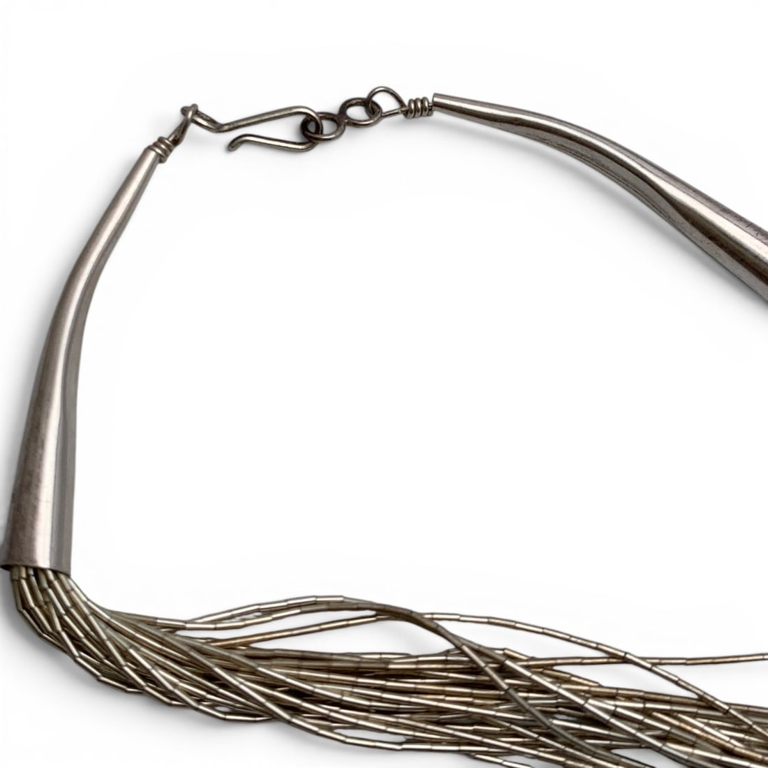 Sterling Silver Multi Strand Necklace - 3