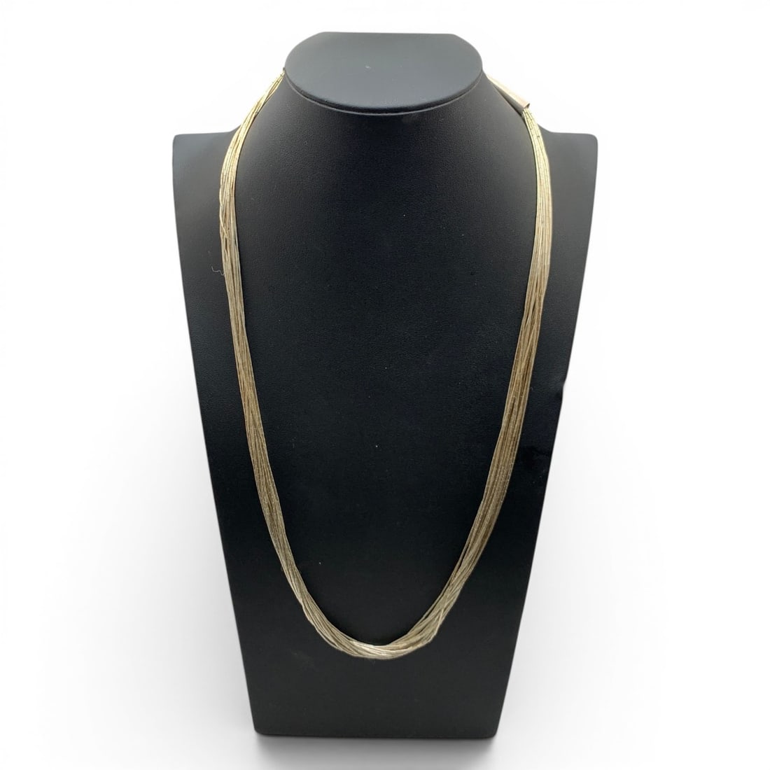 Sterling Silver Multi Strand Necklace - 5