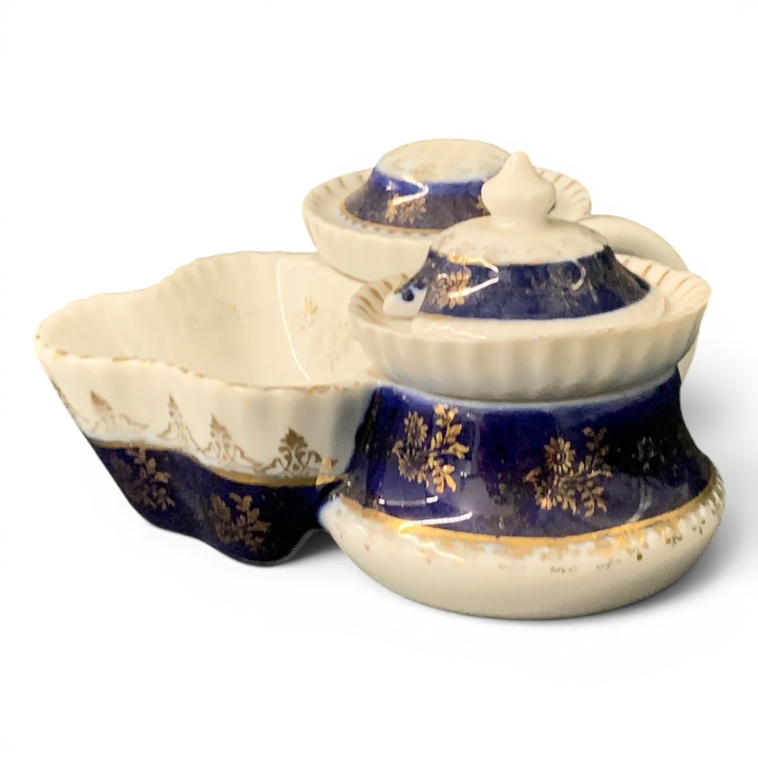 Antique Porcelain Cruet Set - 3