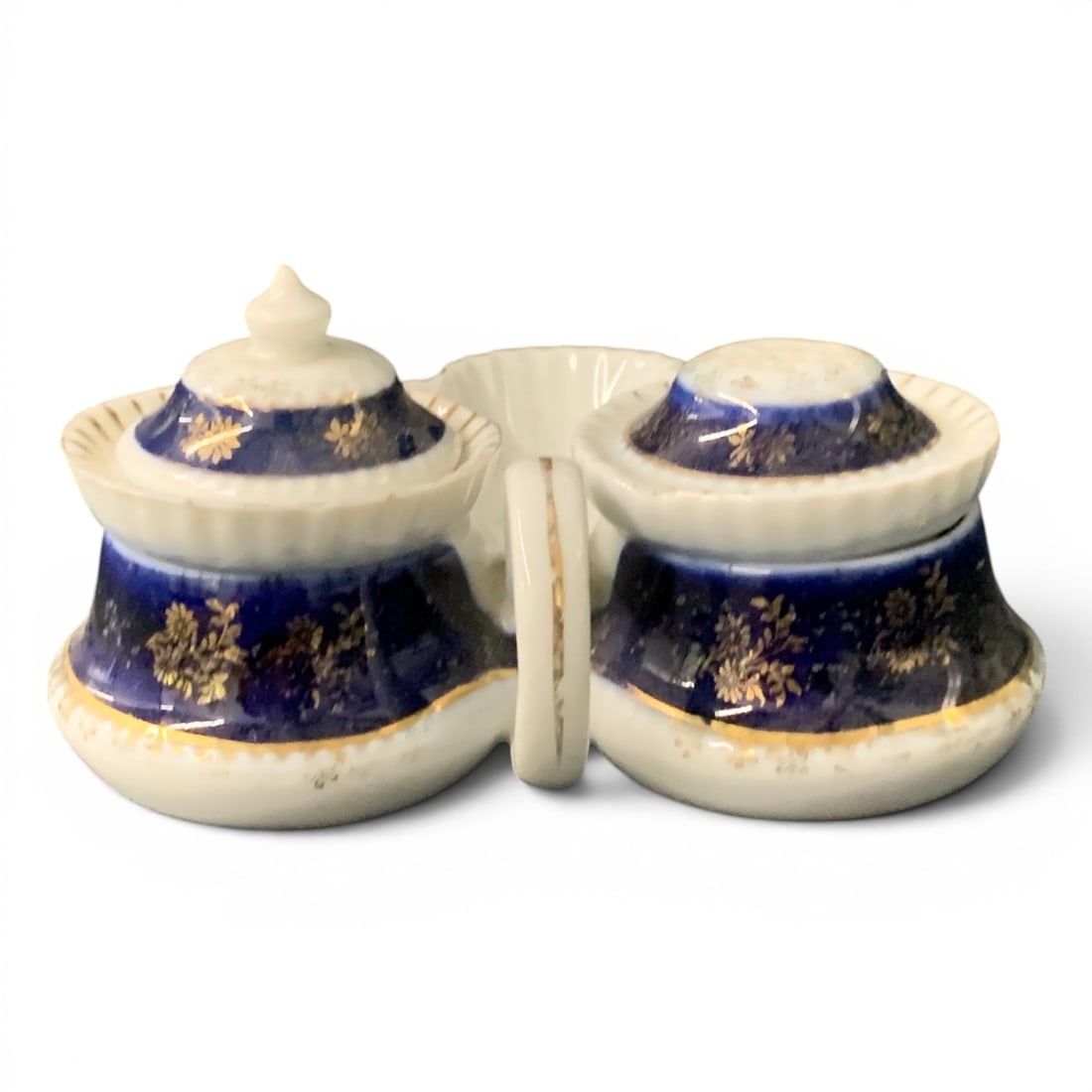 Antique Porcelain Cruet Set - 4