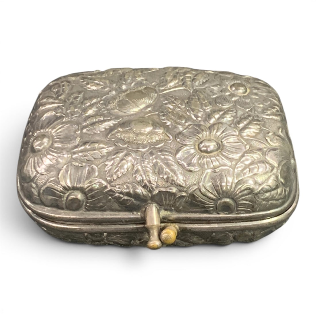 Silver Tone Soap Box - 2