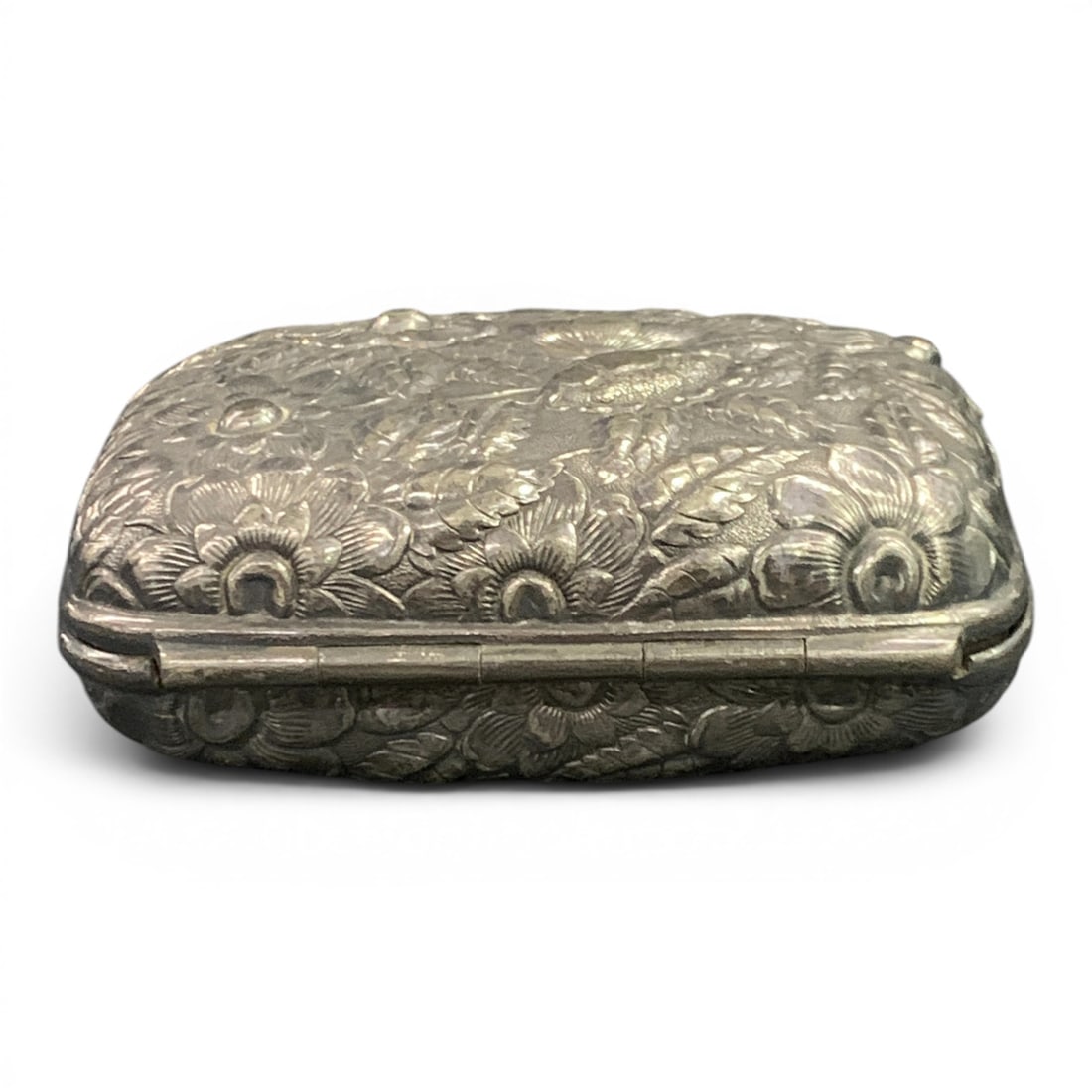 Silver Tone Soap Box - 7