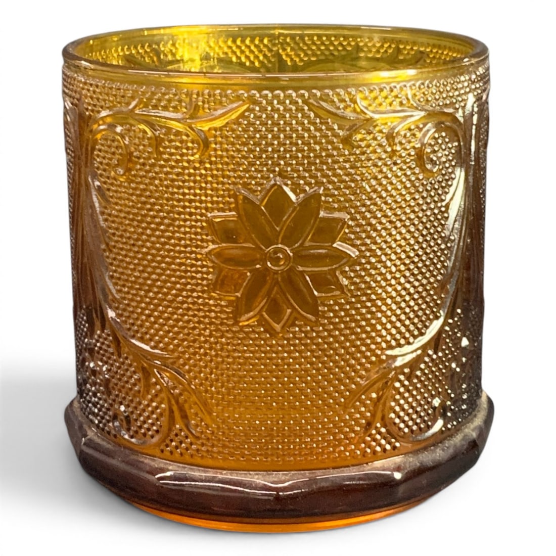 Vintage Indiana Glass Co Tiara Glass Wine Chiller: Vintage Indiana Glass Company Tiara Glass Wine Chiller In The "sandwich" Pattern5 1/8" Tall