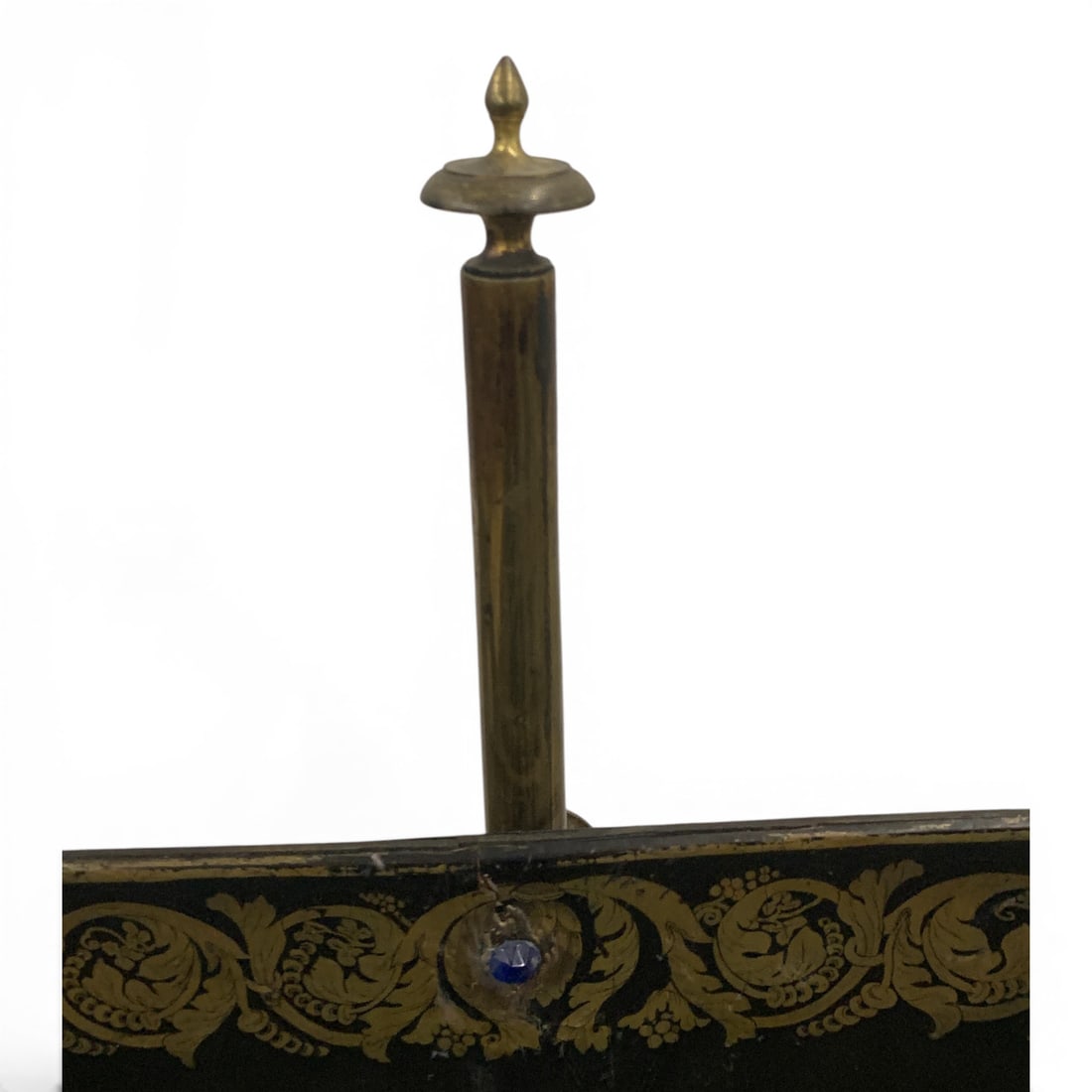Antique Fireside Pole Screen - 5