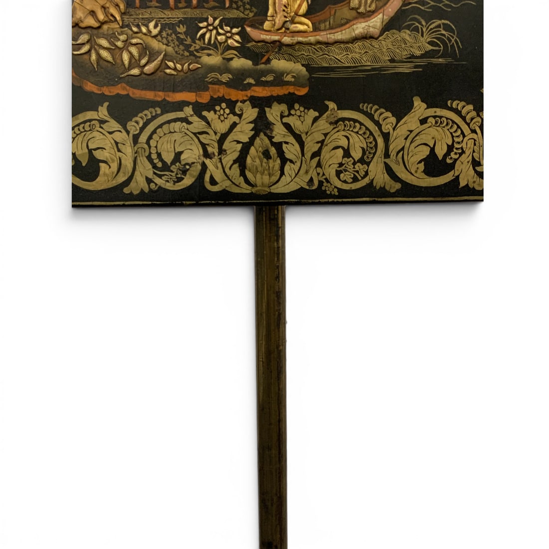 Antique Fireside Pole Screen - 6