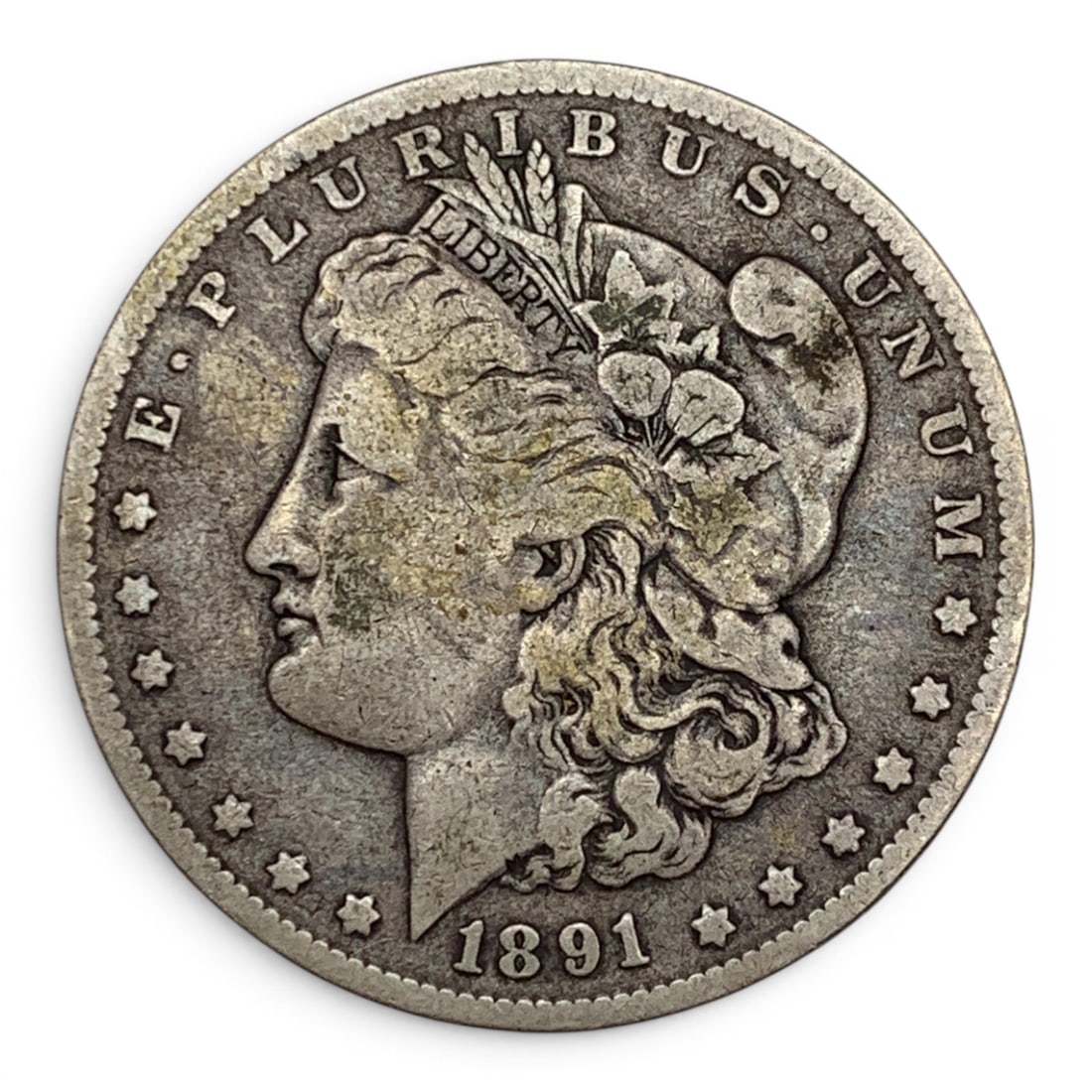 1891 O Morgan Silver Dollar: 90% Silver Content - United States Of America ~ One Dollar