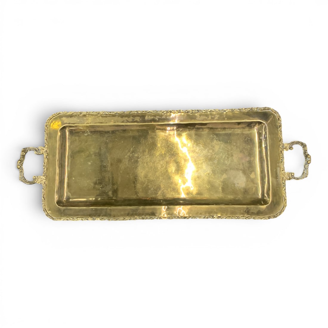 Vintage Brass Serving Tray (1 of 3)