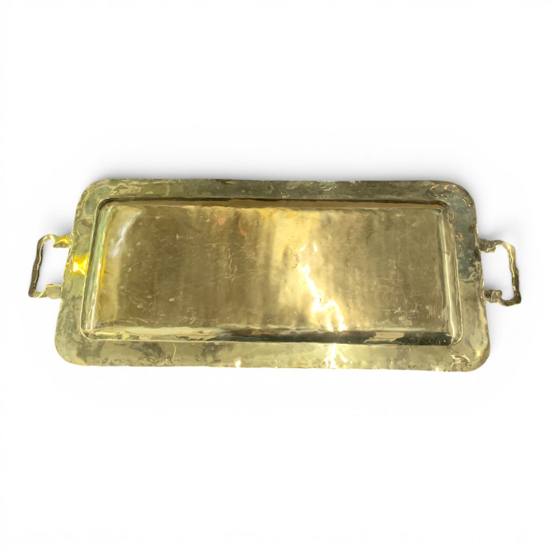 Vintage Brass Serving Tray - 3