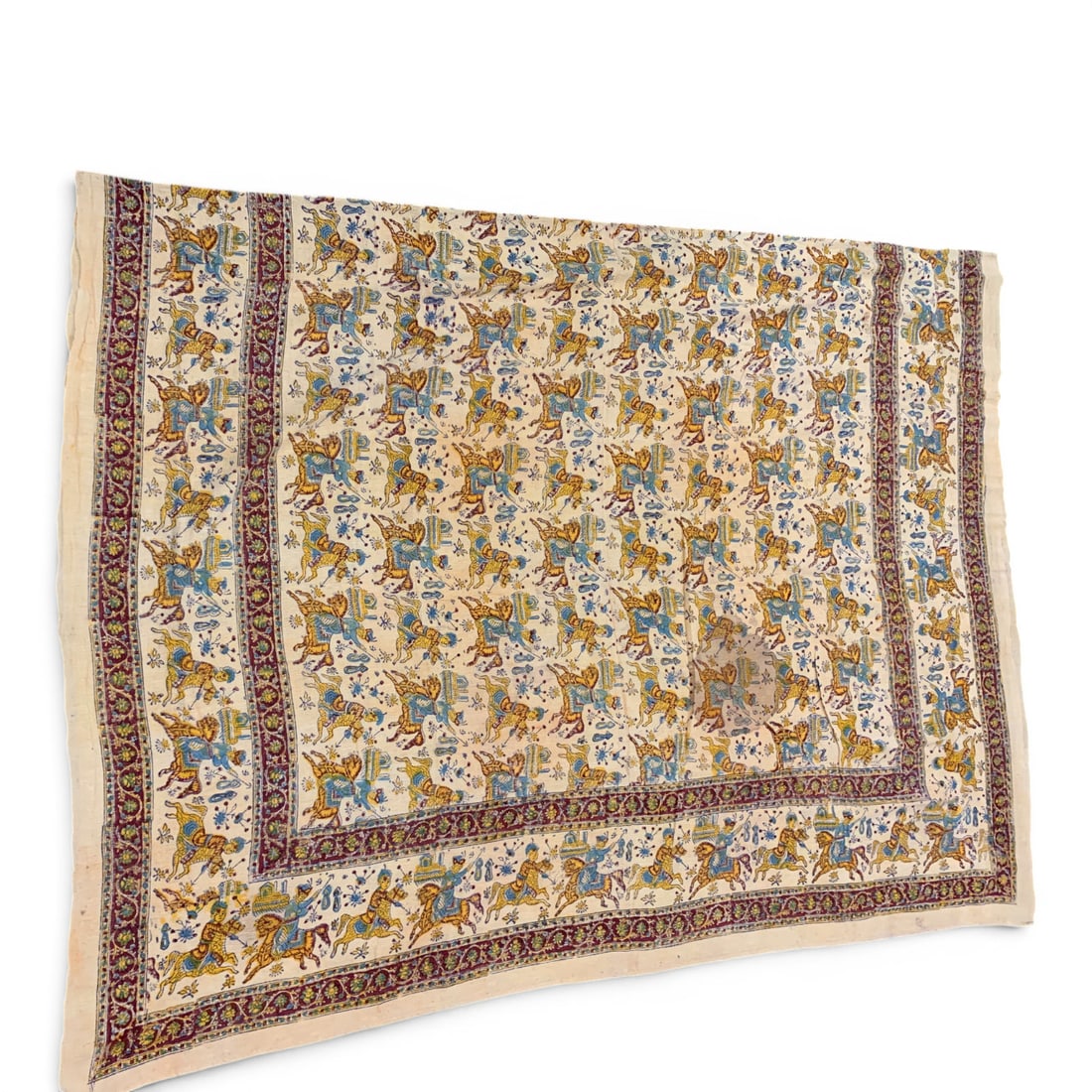 Qalamkar Block Print Textile - 12