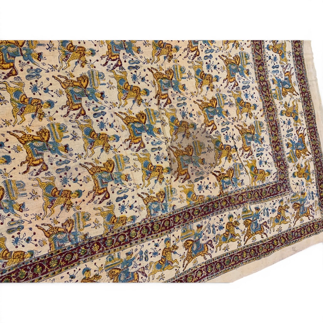 Qalamkar Block Print Textile - 14