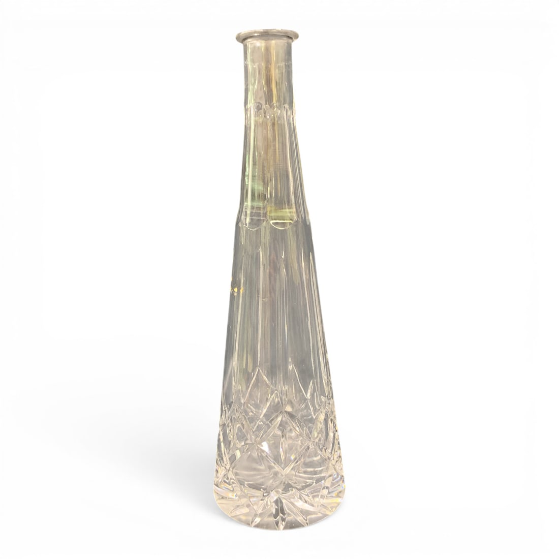 Vintage Block Poland Crystal Decanter: Vintage Block Poland Crystal Decanter With Intricate Cut Glass DetailingMarked On Bottom: Block 12 7/8" Tall