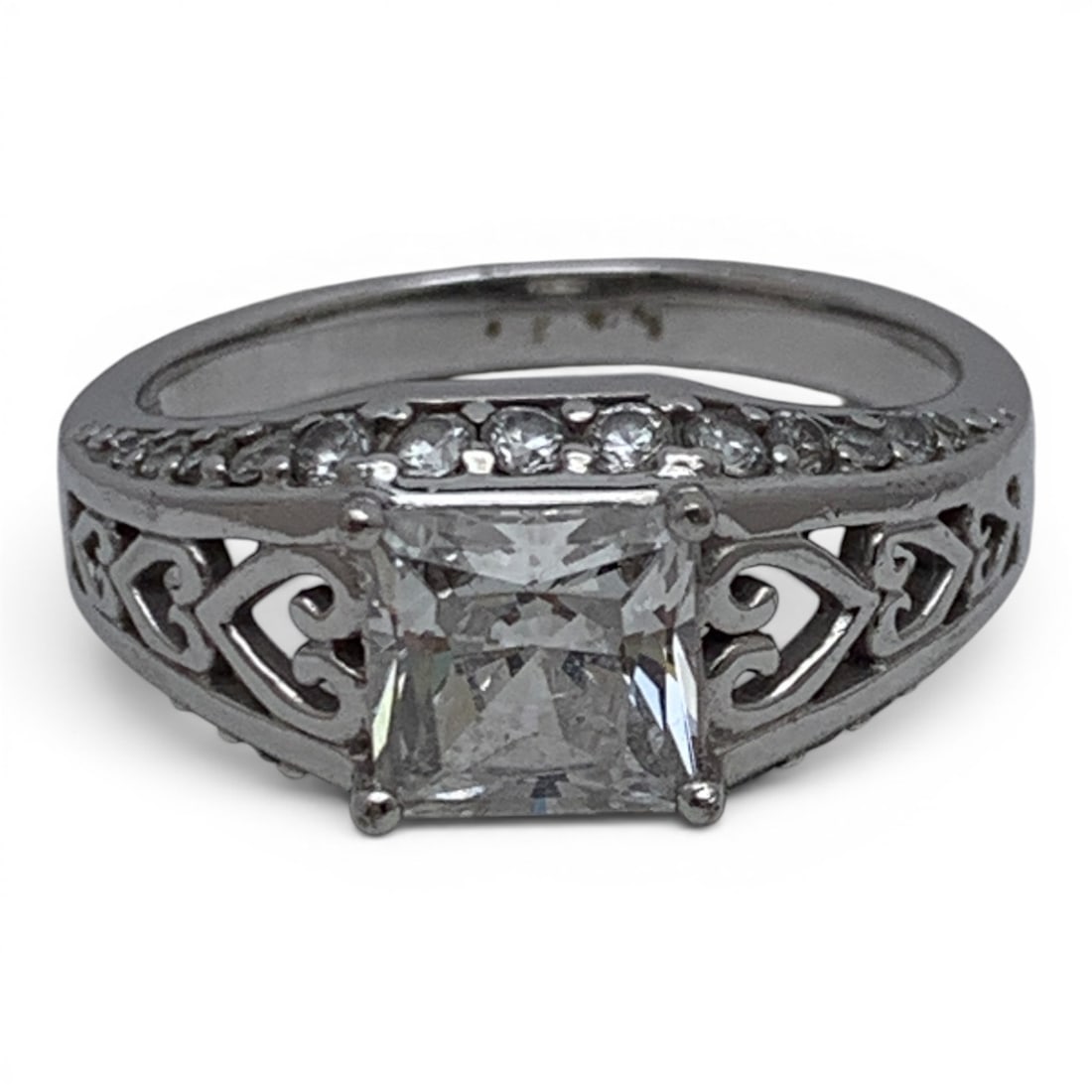 Sterling Silver & Cubic Zirconia Ring (1 of 6)