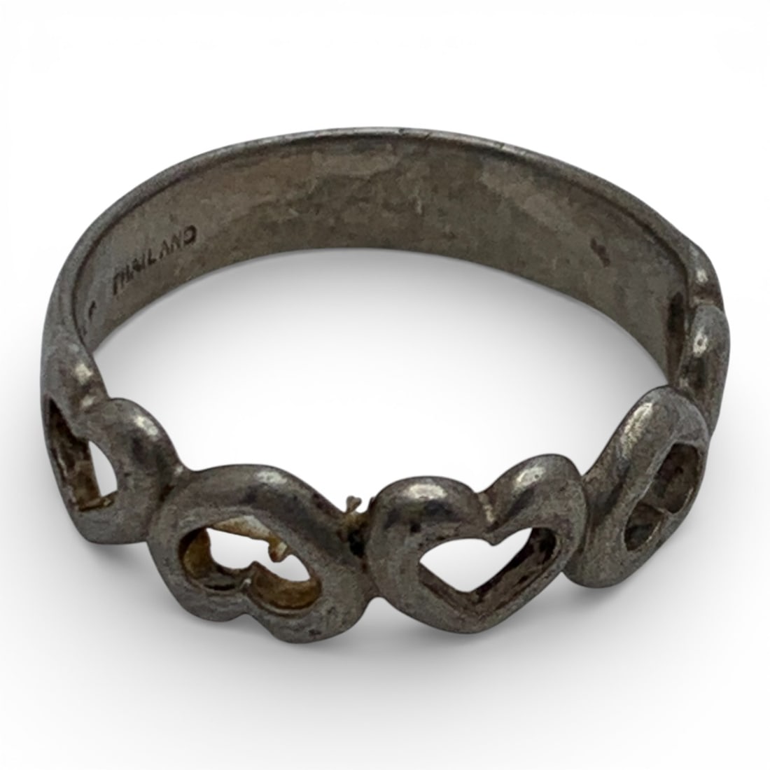 Sterling Silver Heart Ring - 4
