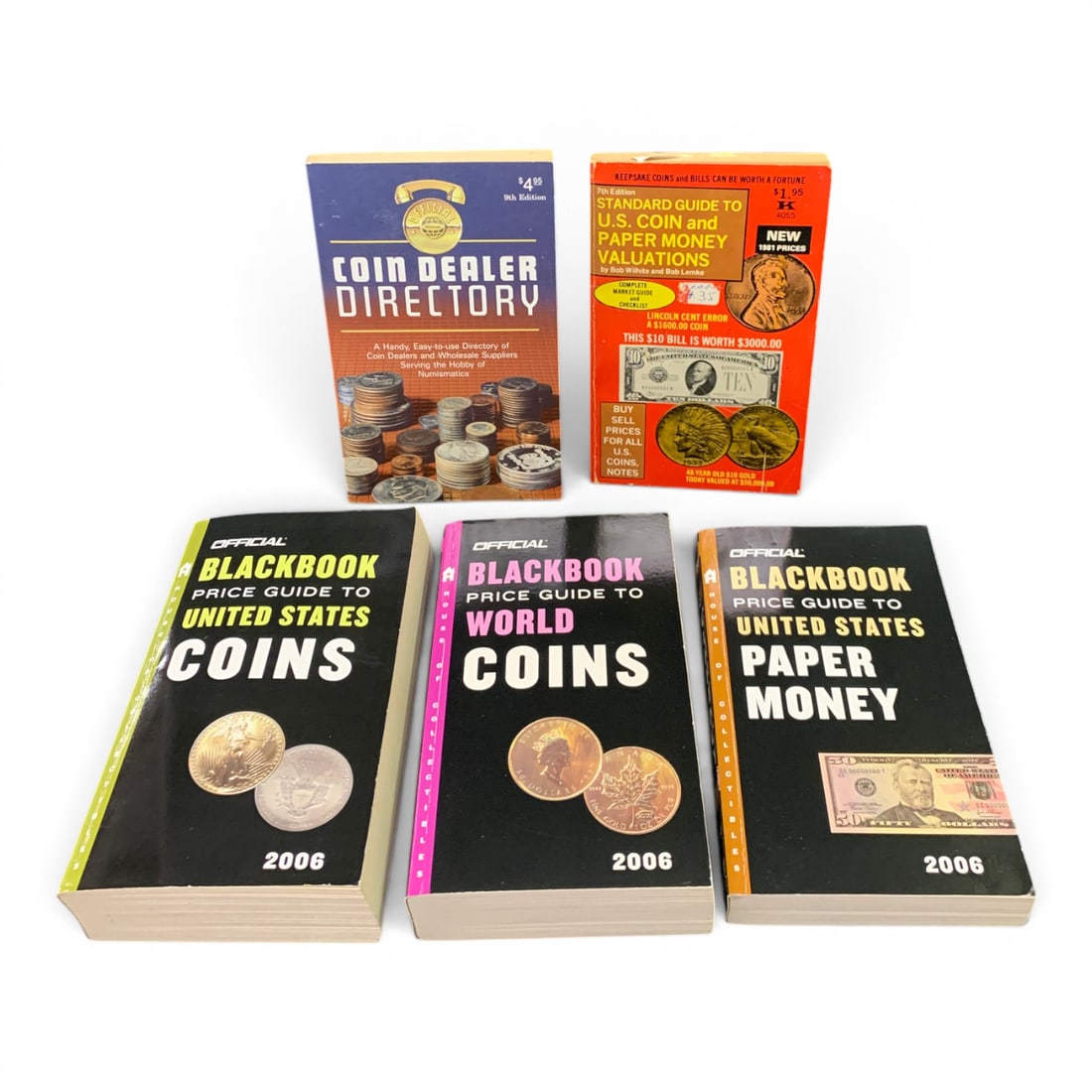 5 Coin Reference Books - 2
