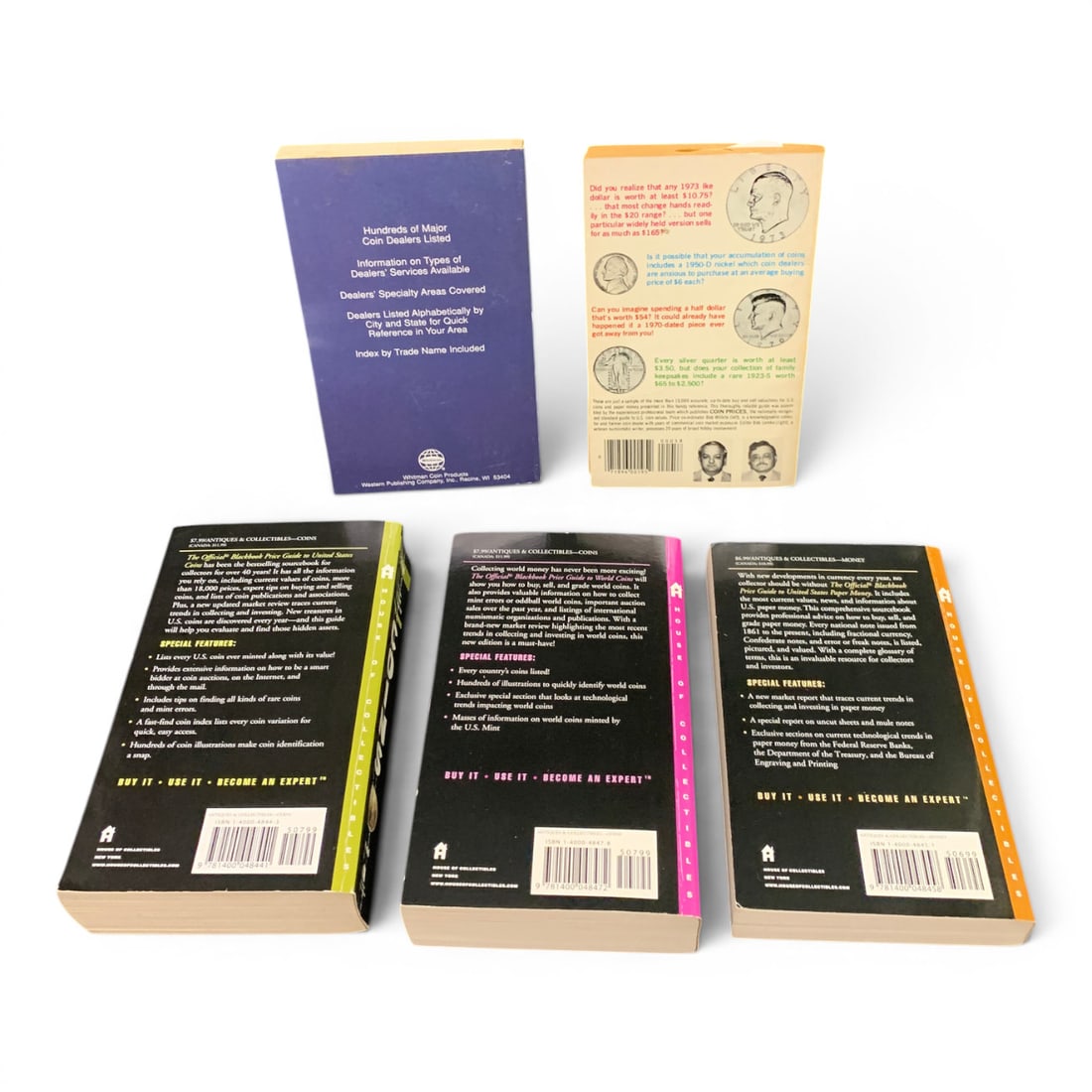 5 Coin Reference Books - 3
