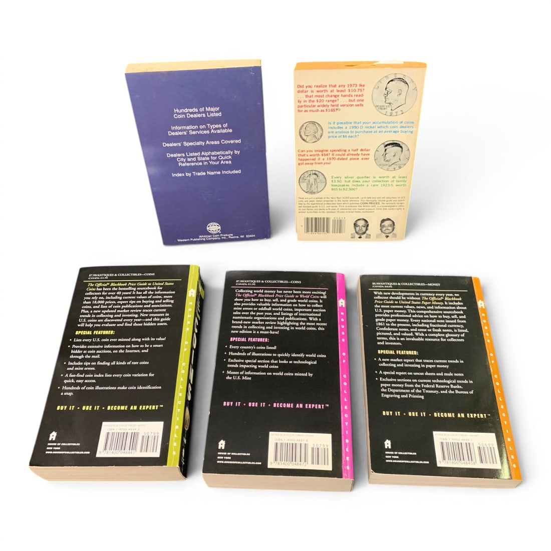 5 Coin Reference Books - 4
