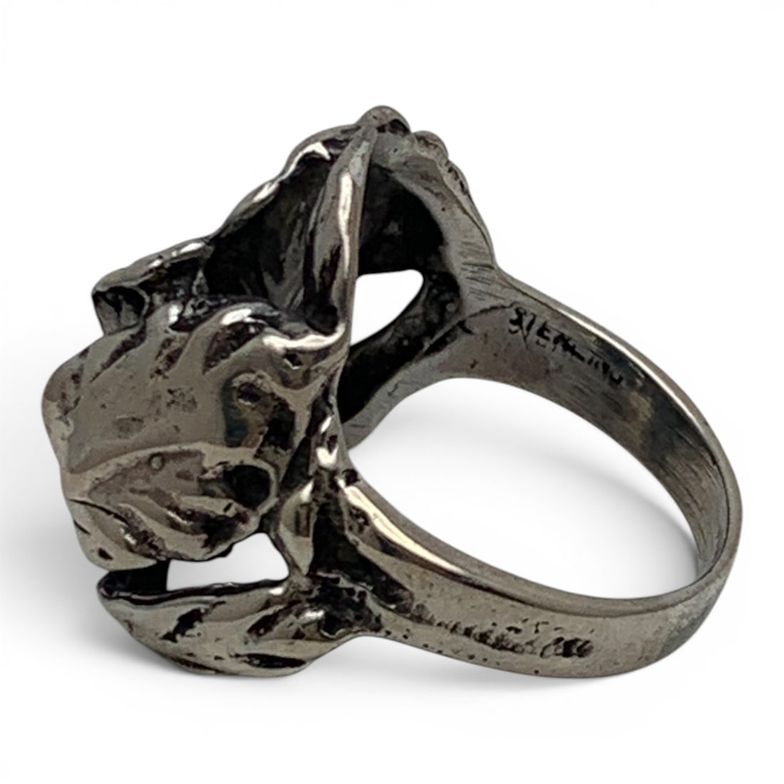 Sterling Silver Flower Ring - 3