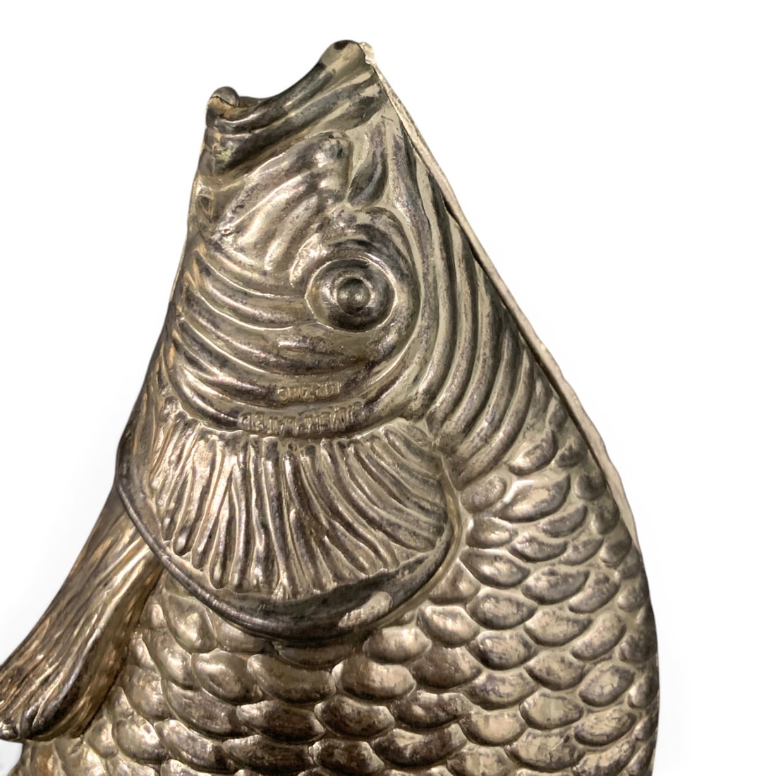 3 Silver Tone Fish Sculptures - 7