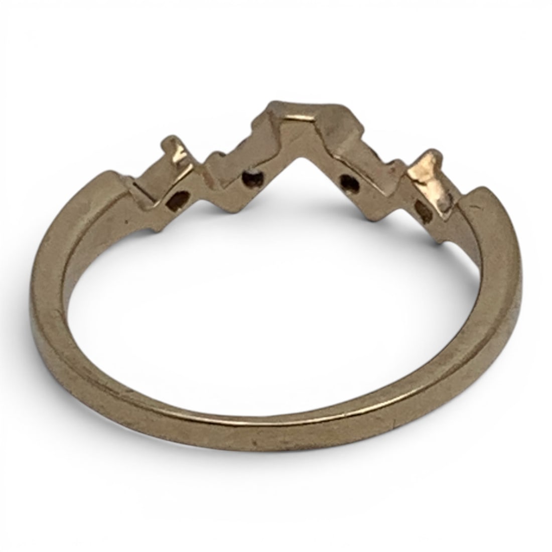 14k Yellow Gold & Diamond Ring - 4