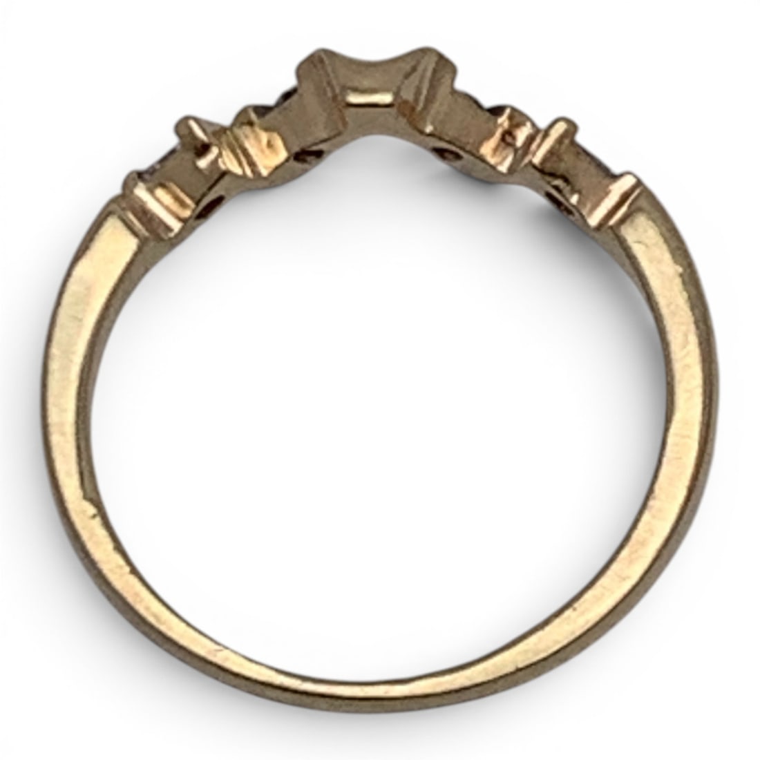 14k Yellow Gold & Diamond Ring - 6