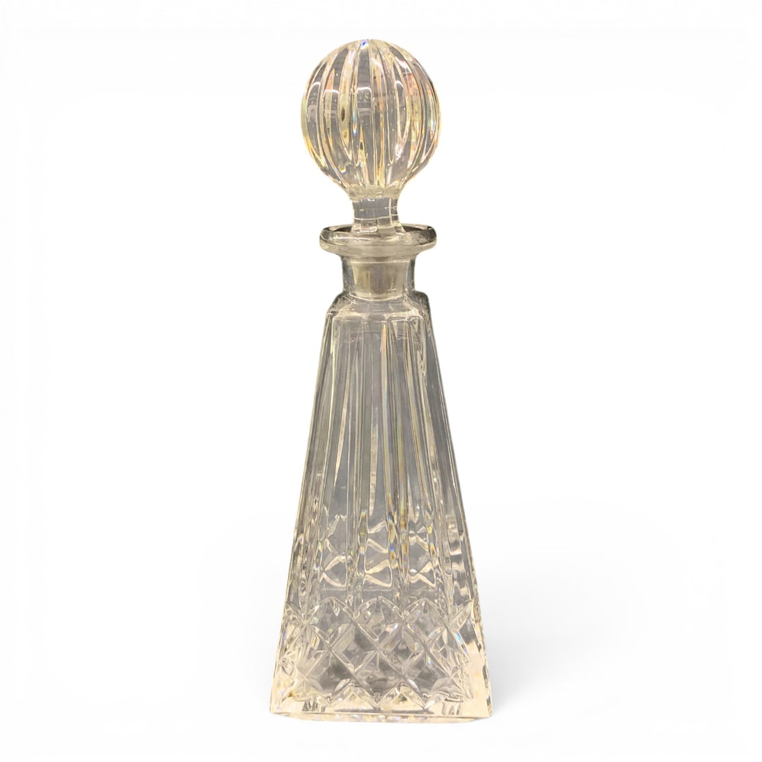 Vintage Waterford Decanter: Vintage Waterford Decanter With Stopper Marked On Bottom: Waterford 12" Tall