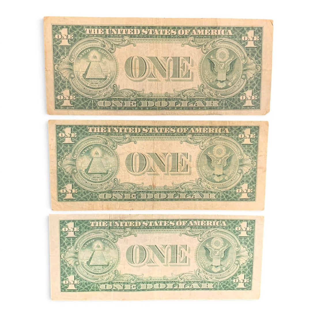 3 1935 $1 Silver Certificate Notes - 2