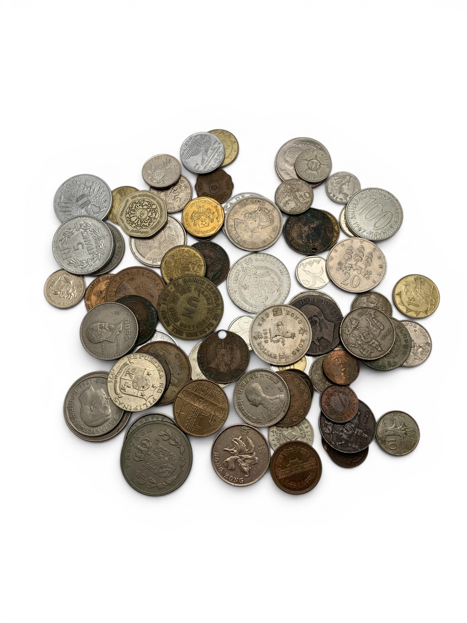 Large Group Of Foreign Coins (1 of 7)