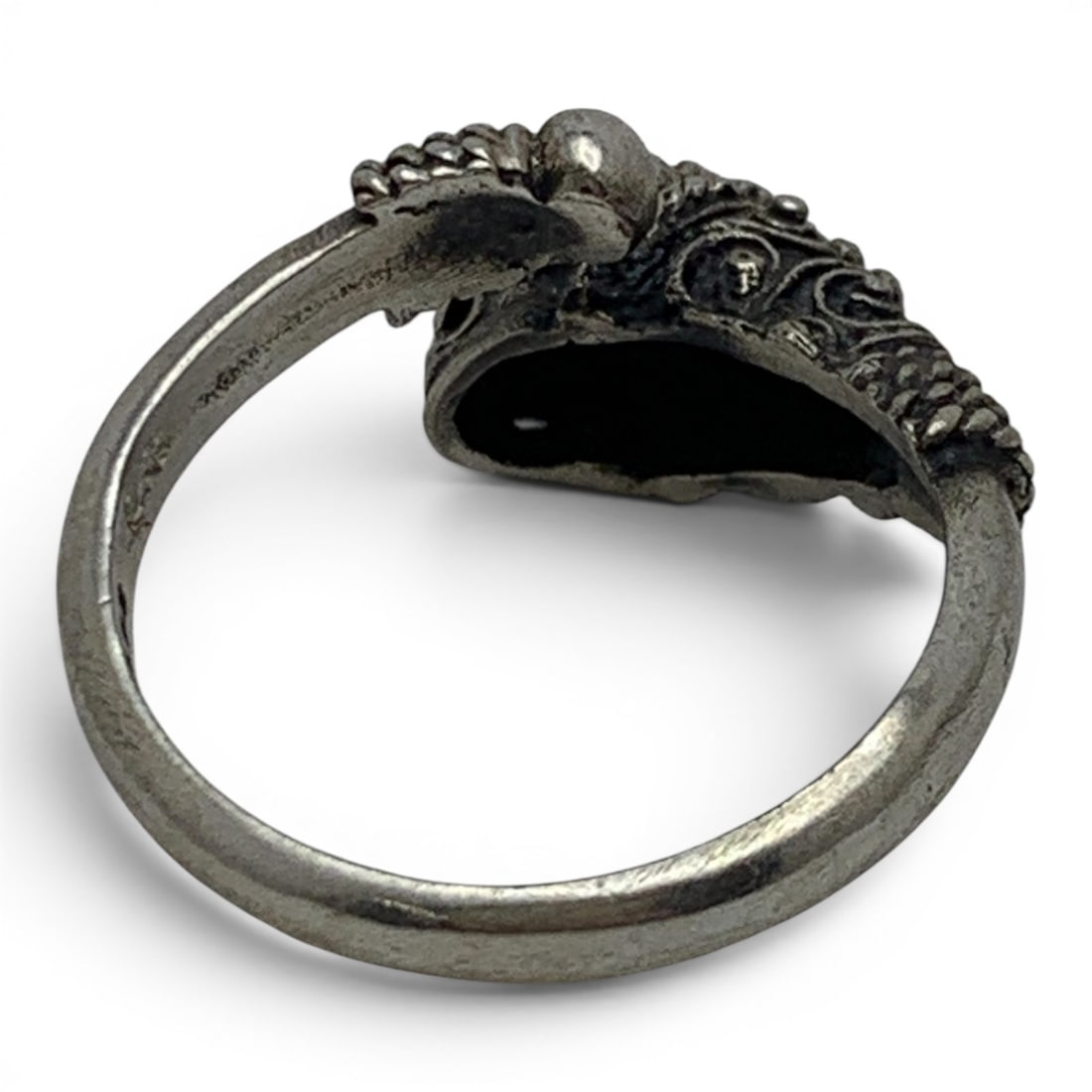 Sterling Silver Lion's Head Ring - 4